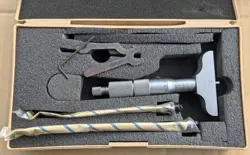 MITUTOYO MITUTOYO MITUTOYO INTERCHANGEABLE ROD DEPTH MICROMETER 0-75MM JAPANESE