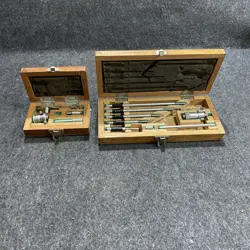 MITUTOYO IMS 2” AND IMS 8” MICROMETER SETS TOKYO MADE IN JAPAN 141-102 141-108