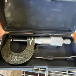 MITUTOYO 0-1” BALL ANVIL OUTSIDE MICROMETER 0-1