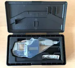 MITUTOYO OUTSIDE DIGITAL MICRO METER MDC-25SX WITH SPECIAL CASE NEW FROM JAPAN
