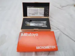 MITUTOYO 368-026 HOLTEST 2 POINT INSIDE MICROMETER, .24-.28 NEW