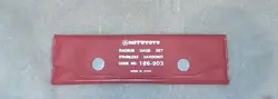 MITUTOYO 186-903 RADIUS GAGES (17 LEAVES) 1/64