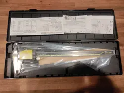MITUTOYO 500-168 DIGITAL CALIPER (CARBIDE JAWS) 0-12