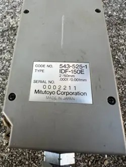 MITUTOYO DIGIMATIC INDICATOR 543-525-1 W/ PRESETTER 543-003   POWER CORD & CABLE