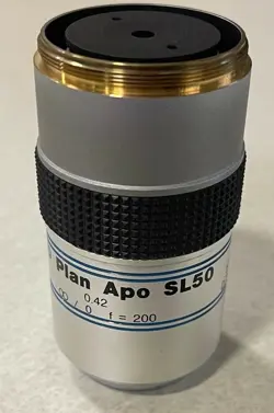 MITUTOYO BD PLAN APO SL50 SL 50X MICROSCOPE OBJECTIVE LENS 378-841 FREE SHIPPING