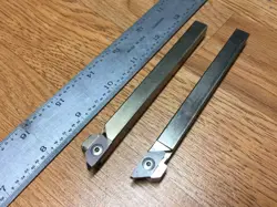 PAIR OF MITUTOYO INDEXABLE TOOL HOLDERS 3/8