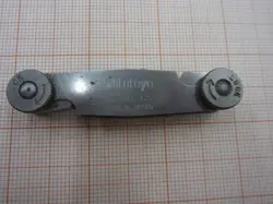 MITUTOYO (188-122) 21 LEAF SCREW PITCH GAGE, 0.4 TO 7MM RANGE, 60° THREAD ANGLE