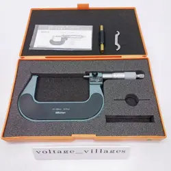 MITUTOYO DIGIT OUTSIDE MICROMETER 193-104 M810-100 75-100MM 0.01MM COUNT  JAPAN
