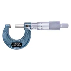 MITUTOYO 103-129 103 SERIES 0 TO 25 MM METRIC MECHANICAL OUTSIDE MICROMETER