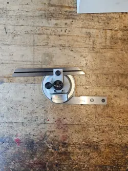 MITUTOYO STAINLESS UNIVERSAL BEVEL PROTRACTOR