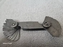 MITUTOYO #186-105 RADIUS GAGE SET