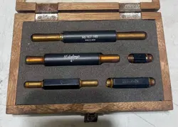 MITUTOYO 5 PIECE MICROMETER STANDARD SET