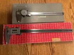 STARRETT 12 INCH AND 1 MITUTOYO 8 INCH