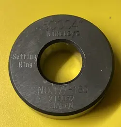 MITUTOYO SETTING RING .50004