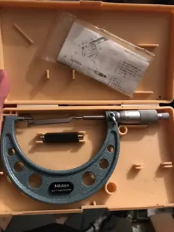 NEW MITUTOYO SPLINE MICROMETER 50-75MM WITH A SETTING STANDARD