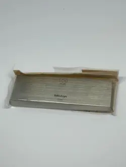 STEEL RECTANGULAR GAUGE BLOCK 100MM MITUTOYO 611681-04
