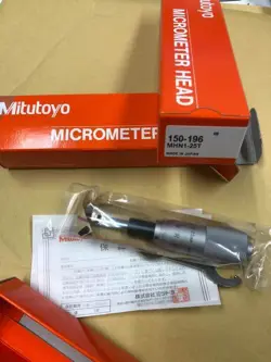 MITUTOYO MICROMETER HEAD 150-196 MHN1-25T 2 PIECES