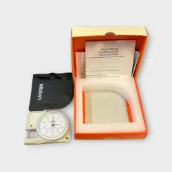 MITUTOYO THICKNESS GAUGE NO. 7308 WITH CASE NIOB