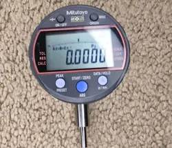 CALIBRATED MITUTOYO 543-342B ABSOLUTE DIGIMATIC INDICATOR,  0 - .5 
