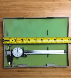 MITUTOYO DIAL CALIPER SHOCK PROOF 6