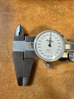 MITUTOYO 505-629-50 DIAL CALIPERS 4” LONG MADE IN JAPAN
