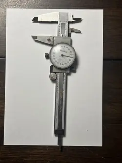 MITUTOYO 505-629-50 DIAL CALIPERS 4” LONG MADE IN JAPAN