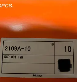 10 PACK MITUTOYO 2109A-10 MICRON DIAL INDICATOR 0-1MM 0.001MM MADE IN JAPAN NEW