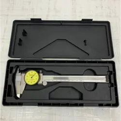 MITUTOYO 505-666 DIAL CALIPER 0-150MM WITH CASE [VG CONDITION] LTD FROM JAPAN