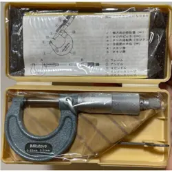 MITUTOYO OUTSIDE MICROMETER (103-137) M110-25, 0-25MM NM COND LIMITED FROM JAPAN