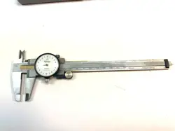 METRIC DIAL CALIPER  150MM MITUTOYO VERY GOOD CONDITION 