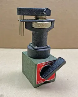 MITUTOYO MAGNETIC BASE, ON-OFF SWITCH OPTICAL LENS HOLDER