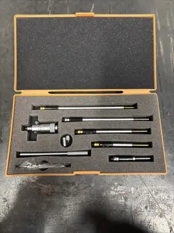 MITUTOYO INSIDE MICROMETER SET 141-108 2-8 INCHES, EXCELLENT CONDITION