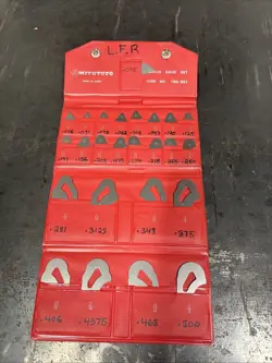 MITUTOYO RADIUS GAGE SET 186-901