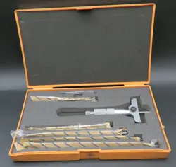 MITUTOYO 129-128 DEPTH MICROMETER COMPLETE