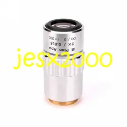 USED & TESTED MITUTOYO M PLAN APO 2X/0.055 MICROSCOPE OBJECTIVE LENS BY FEDEX