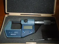 MITUTOYO 1 INCH DIGITAL MICROMETER,  NO. 293-761-30