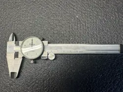 MITUTOYO DIAL CALIPER METRIC 10CM  .05 MM