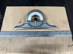 MITUTOYO COMBINATION SQUARE PROTRACTOR MACHINIST TOOL 180-301 MISSING SCREW