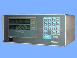 MITUTOYO APL-321L 2 AXIS DIGITAL GAUGE / READOUT ** EVALUATION FOR REPAIR ONLY *