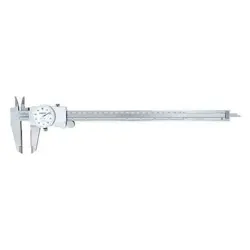 MITUTOYO 505-748 DIAL CALIPER 12IN. W/ID OD CARBIDE