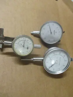 LOT OF 3 MITUTOYO NO. 2922, NO. 1803-10 AND 1 MADE IN CHINA DIAL INDICATOR