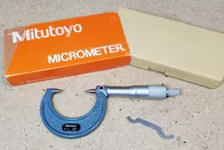 MITUTOYO NO. 112-225 - 30° POINT MICROMETER  0-1