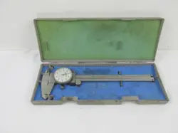 MITUTOYO STAINLESS STEEL DIAL CALIPERS MODEL 505-637-50 SHOCK PROOF