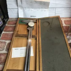MITUTOYO 12” DIAL CALIPER  505-645-50 SHOCK PROOF ORIGINAL BOX - MADE IN JAPAN