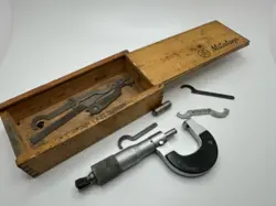 VINTAGE MITUTOYO MICROMETER MACHINIST TOOL NB1