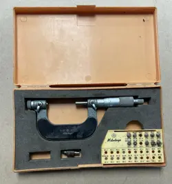 MITUTOYO 1-2” THREAD MICROMETER .001
