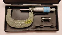 MITUTOYO 103-262 MICROMETER 1-2 INCH WITH BOX AND PROFESSIONAL CALIBRATION