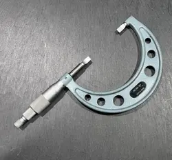 MITUTOYO 122-127 BLADE OD OUTSIDE MICROMETER 2 TO 3 IN .0001 GRAD