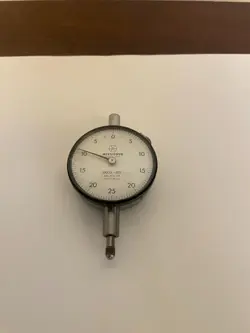 LOT OF (5) DIAL INDICATORS: MITUTOYO, YUASA, BROWN &SHARPE, TECLOCK, CHINA