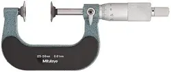 USED  MITUTOYO TOOTH THICKNESS MICROMETER GMA25